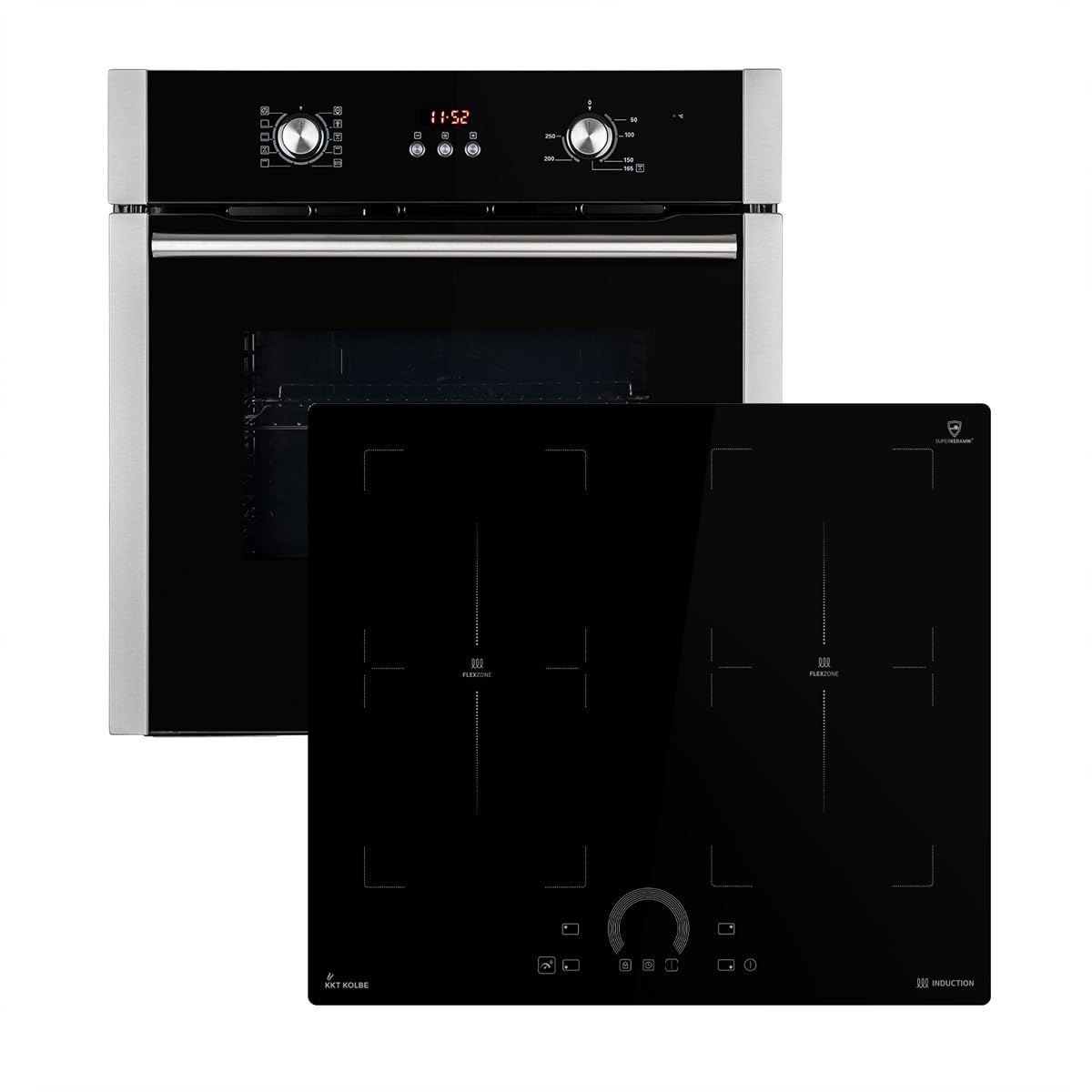 Cuisinière: 60cm Four Encastrable BO8810SS + 90cm Plaque
