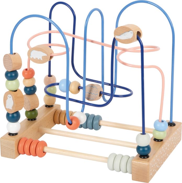 Small Foot Bead Maze Arctic made of FSC® 100%-certified wood, motor activity toy for kids aged 12+ months, 12442 - Image 3
