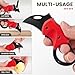 INGONEON 【2025 Updated Version】 Mini Box Cutter with Safety Lock, Self-Defense Keychain Box Cutter, 1.34-Inch Blade, Compact Folding EDC Tool for Everyday Carry (Red)