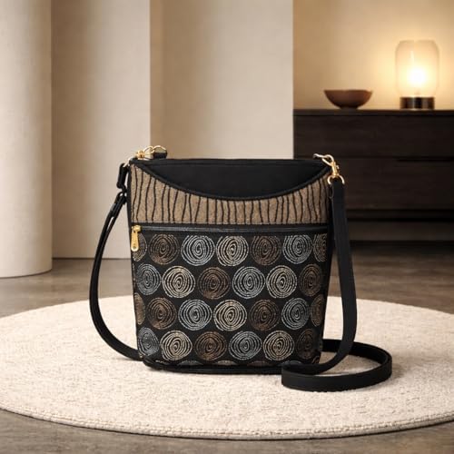 Image of Danny K. Women's Tapestry Bag Crossbody Handbag, Maggie Purse Handmade in the USA