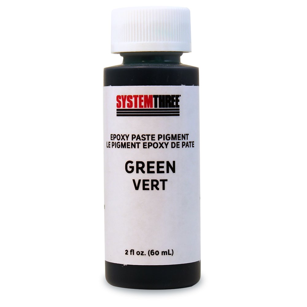System Three Epoxy Pigment Concentrate, 2 oz Bottle, Green