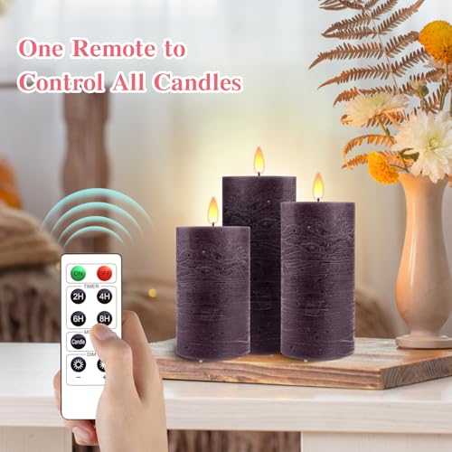 AnnSpa LED Candles 3 Set USB Rechargeable with Remote and Timers, Electric Candle, Led Candle with Remote Control - Image 3