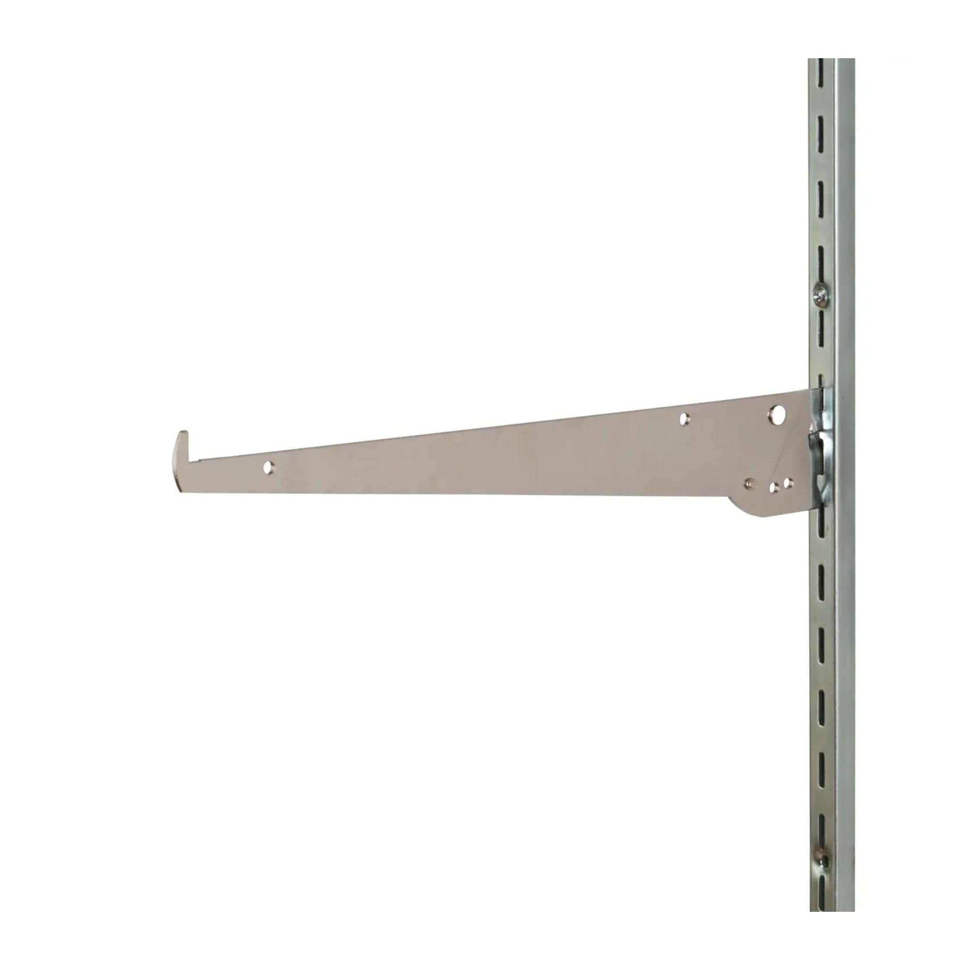 Econoco - Staffa per mensola, regolabile, 30,5 cm, confezione da 25