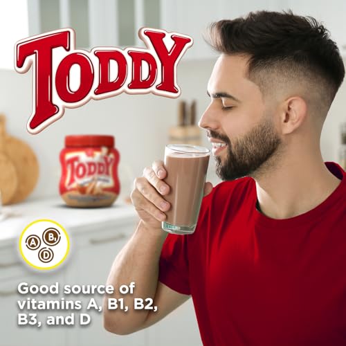 Image of Toddy Chocolate Powder Drink Mix - Breakfast Shake with Vitamins and Proteins, Instant Hot and Cold Beverage for Kids & Adults, 14.10 Oz (Pack of 2)