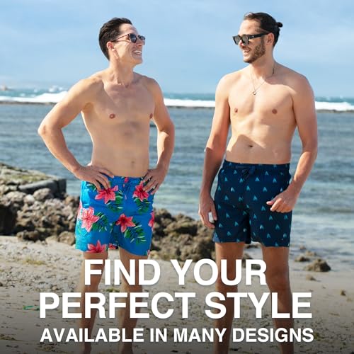 Image of Kanu Surf Men's Big Viper Extended Size Stripe Swim Trunk