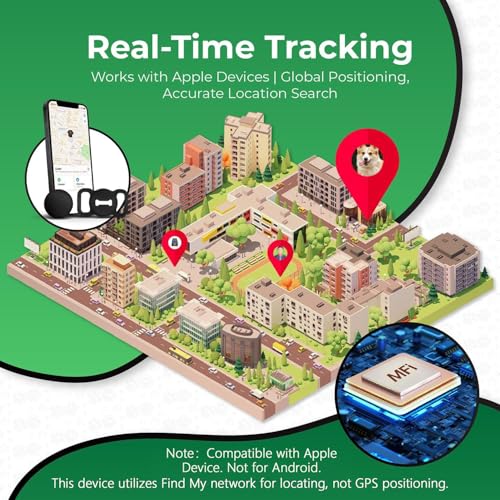 Romansei Smart Pet Tracker, Dog Tracker With Collar Holder, Smart Tag For Seamless Location Tracking, Work With Find My, Not Gps Tracker thumb #2