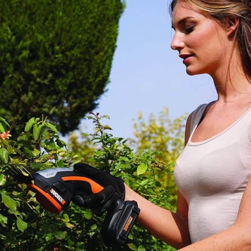 WORX Cordless Grass Shear & Shrub Trimmer, 20V 4" + 8" Bush Trimmer, WG801 - image 8