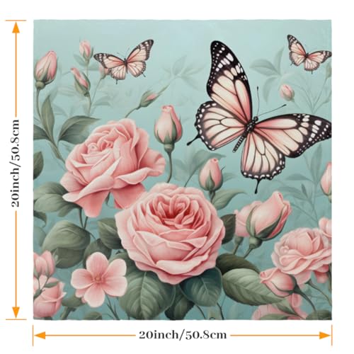 Servilletas de Tela Peony Roses Pack 6 50.5x50.5 cm miniatura 2