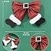 Christmas Hair Bows Clips for Girls Christmas Santa Boot Hair Accessories Sparkly Sequin Xmas Boutique Hair Clips Bowknot Alligator Clips Hairpins Barrette for Xmas Party Gifts(Style C)