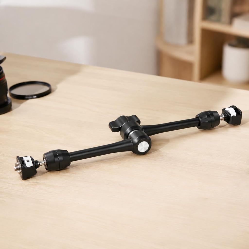 Soporte de metal para cámara para filmación de vehículos de ciclismo y uso en escritorio