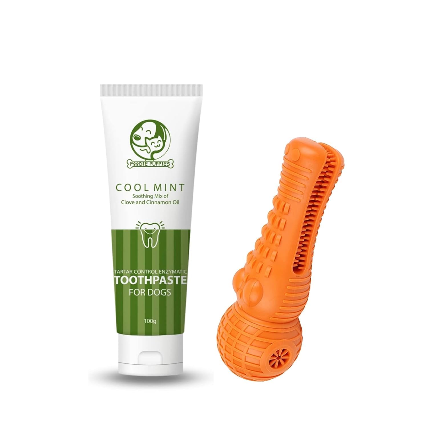Foodie Puppies Dental Care Hamper with Toothpaste and Teething Chew Toy Combo for Dog and Cats - (Crocodile Toy + Mint Paste) Teeth Cleaning, Teething, Dental Care Toy Bite Resistant (B0CKW8BNK3) Amazon Price History, Amazon Price Tracker