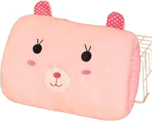 MIQUANGGO Juguete de peluche con diseño de títeres de dibujos animados gato conejo para manos cálidas almuerzo duro mano muñeca cálida Color D