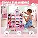 Dream Doll House for Girls Toys, 2026 Dollhouse 4-Story 17 Rooms with Dolls, Lights, Pets, Furniture & Accessories, Playset Toddler Playhouse Gift for for Girls Toys