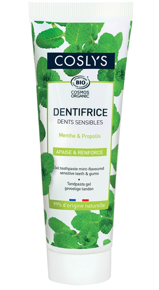 Coslys Dentifricio Per Denti Sensibili Alla Menta Bio, 75 Ml-image
