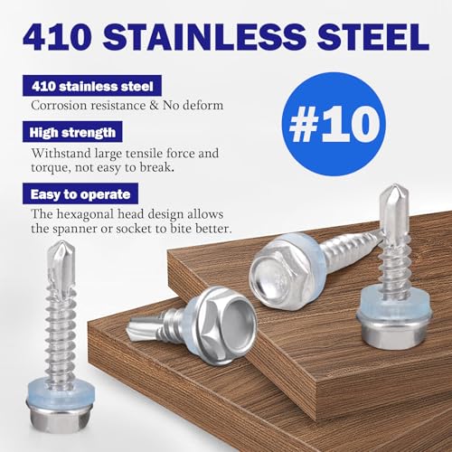Kit Tornillos Autoperforantes Acero Inoxidable 70 Pzs miniatura 3