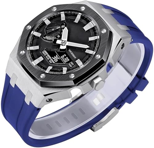 Bracelet GA2100 en caoutchouc et boîtier métal SCHIK pour le bureau et le sport