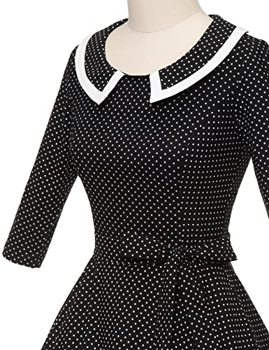 Image of GownTown Womens Dresses 1950s Vintage Swing Stretchy Dresses with Pockets