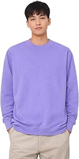 Milltex 403 Pigmented Dyed Crewneck Pullover Sweatshirt Soft Handfeel 3 End Fleece 80% Cotton 20% Poly 9.5 Oz 340 GSM