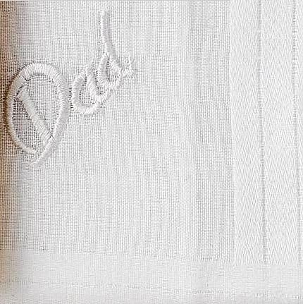 Miniatura 2 de Pañuelo de boda, pañuelo de poesía (para el padre de la novia), blanco, recuerdo de boda, hermoso poema, recuerdo de larga duración para el papá de