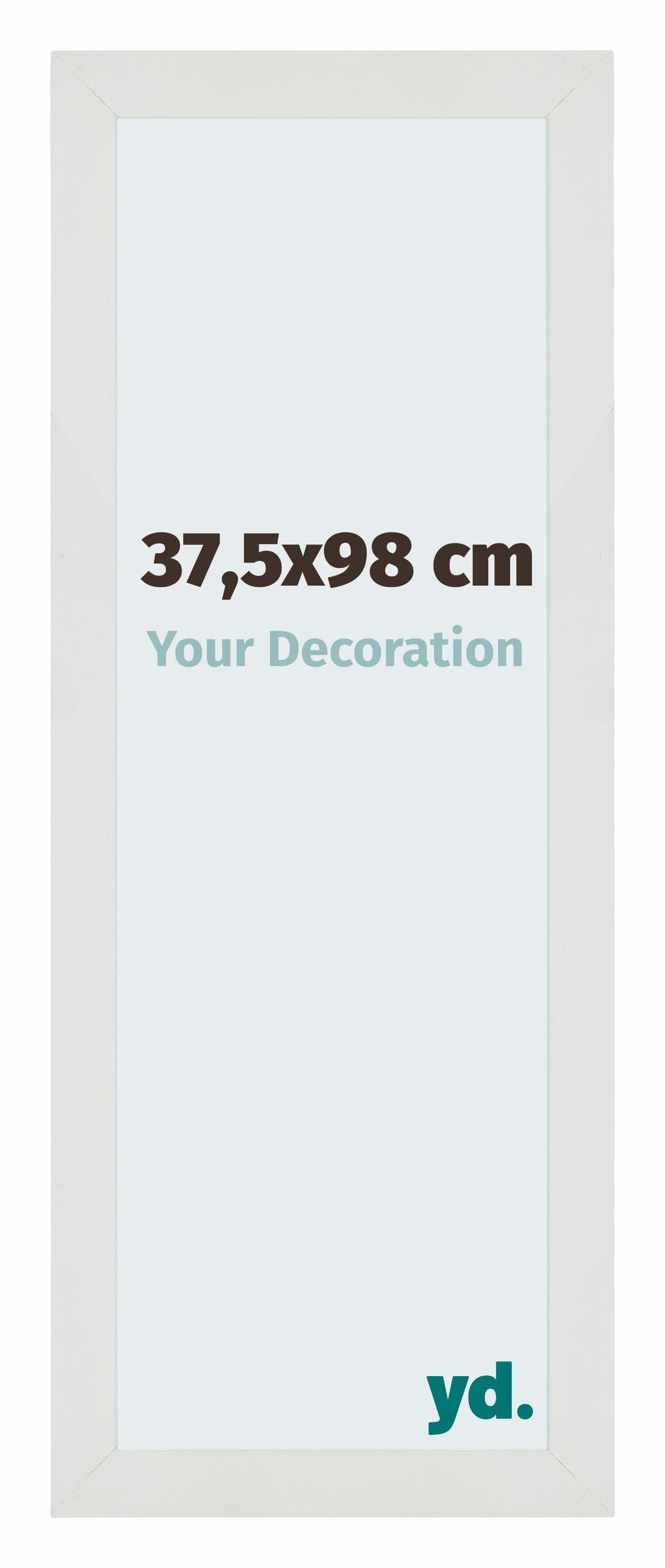 Your Decoration - Puzzle frame 37,5x98 - White Matte - Puzzle frame 1500-2000 Pieces - MDF Photoframe - Mura