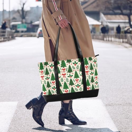 Sac fourre-tout avec fermeture éclair style Halloween et nœud mignon