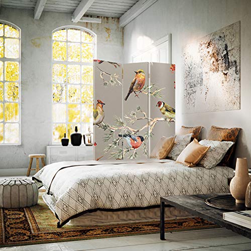 Paravent Feeby Vögel 110×150 cm 3-teilig