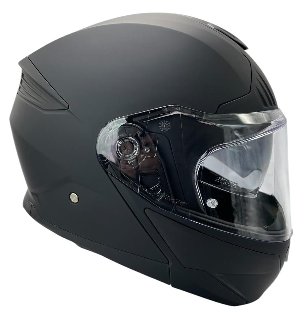 SMK Gullwing Helm, Mattschwarz, Modular SV