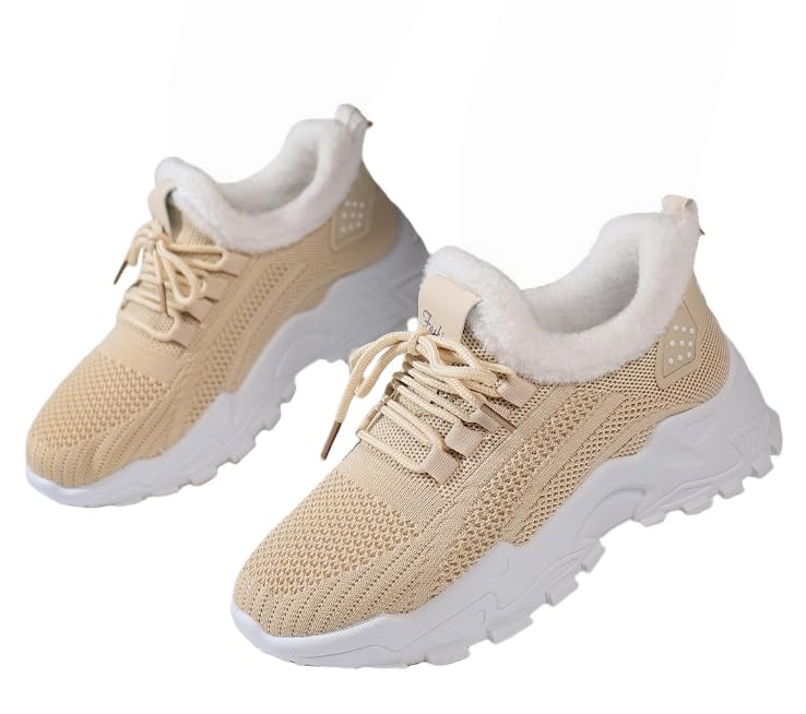 Womens Platform Walking Sneakers - Lightweight Non-Slip Casual Shoes for Daily Wear Travel Work Party - Comfortable Fashion