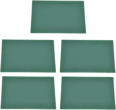 Ktsxxops Jewelry Wax 5pcs 2mm Wax Sheets, Carving Wax Jewelry Sliced Modeling Waxs 2.76 x 3.54 x 0.08 inch, Casting Jewelry Making Molding Wax Sheet Set, Engraving Making Accessory for Craft Making