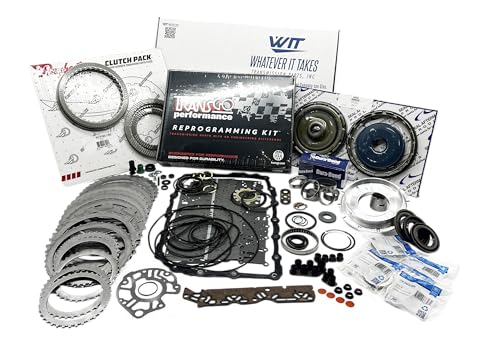 GM 2007-Up 6L80 Transmission Master Rebuild Kit w/Clutch Pack Steels Hi-Per Blue Piston Kit Transgo Tow&Pro Kit GM Bearing Kit and Bushing Kit