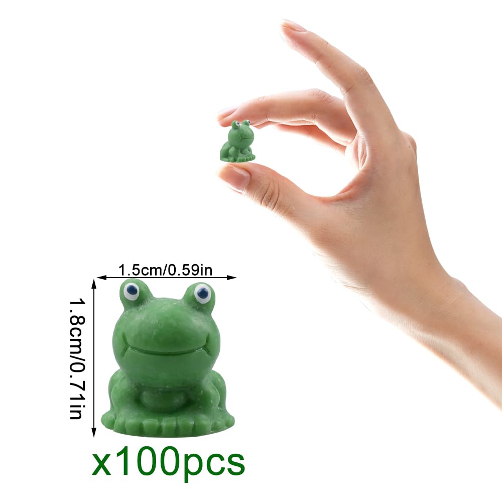 100pz Mini Animali in Resina, Piccoli Animali Mini Figure Resina Animali in Miniatura Luminosi Accessori da Giardino Micro Paesaggio per Muschio Patio Decorazione Della Casa Artigianato