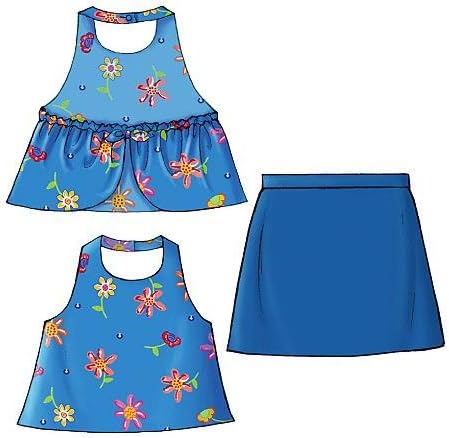 Miniatura 2 de BUTTERICK PATTERNS B4503 Camiseta para niñosniñas, pantalón corto y pantalón corto, talla CDD (2-3-4-5)