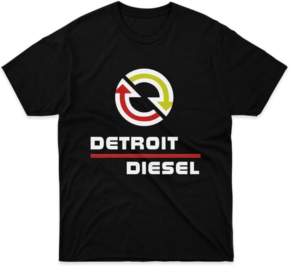 Inextone Men's Black Detroit Diesel T-Shirt (Xxl)