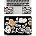 Black 12 12.1 13 13.3 14 15 15.4 15.6 in Skin Laptop Sticker Decal, Netbook Skins for Notebook, Universal Cute Vinyl Laptop Decor Cover, Waterproof Art Protector I Adorable Cat Sticker