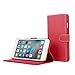 Snugg® iPhone 6 Plus Case - Leather Wallet Case with Lifetime Guarantee (Red) for Apple iPhone 6 Plus