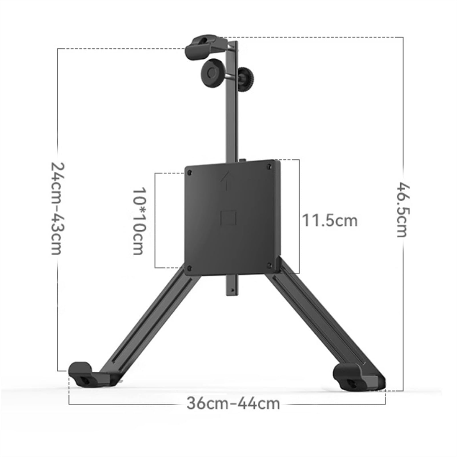 Soporte para monitor de escritorio, brazo de monitor único con resorte de gas, se adapta a monitores no VESA de 32 pulgadas, altura e inclinación ajustables para un espacio de trabajo ergonómico