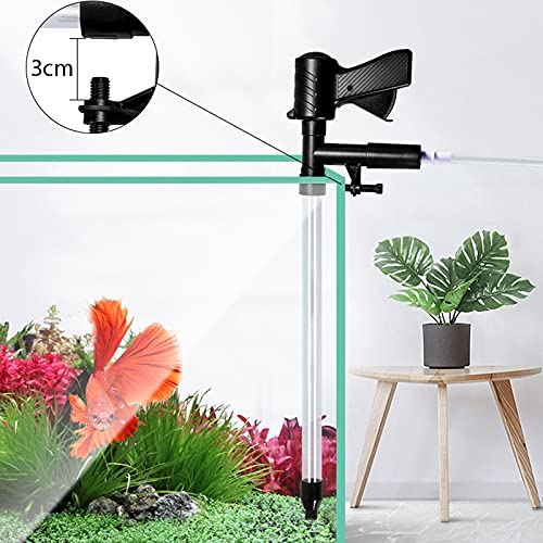 Sifone Per Pulizia Acquario - Aspirapolvere Per Cambio Acqua E Pulizia Fondo Vasca - Foto 3