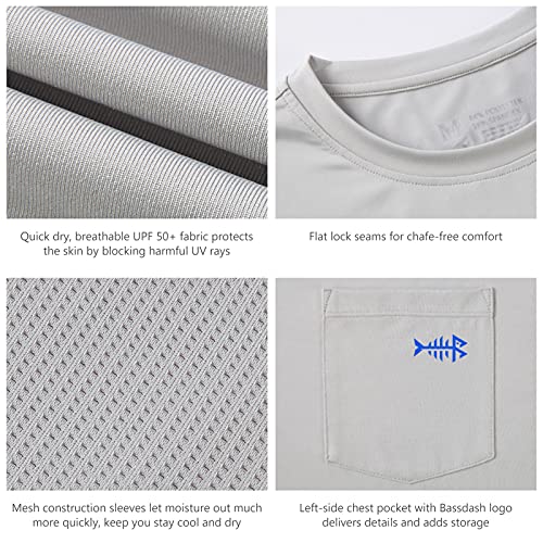 BASSDASH Men’s UPF 50+ Performance Long Sleeve T-Shirt UV Sun Protection Fishing Hiking Sports Shirts4