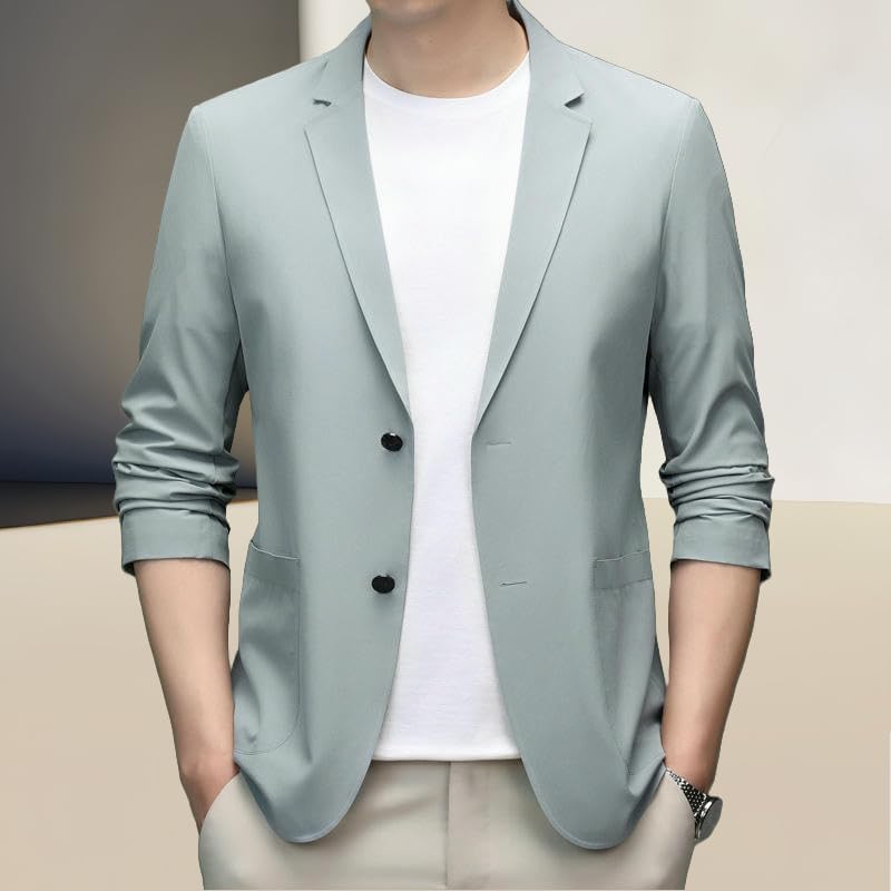 Men's Spring Seamless Casual Korean Style Blazer Jacket