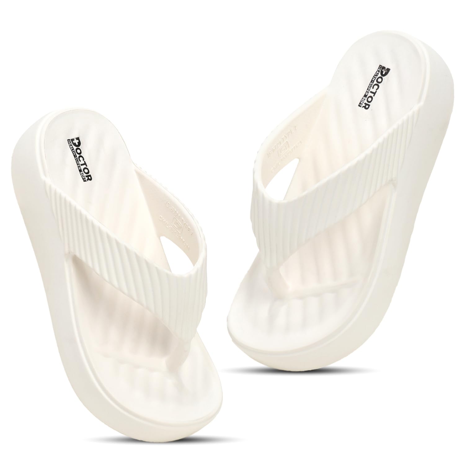doctor health super soft Women Soft EVA Flip Flops | Lightweight Cushioned Slippers | Anti-Slip Casual Sandals for Indoor Outdoor Everyday Wear-picture-1