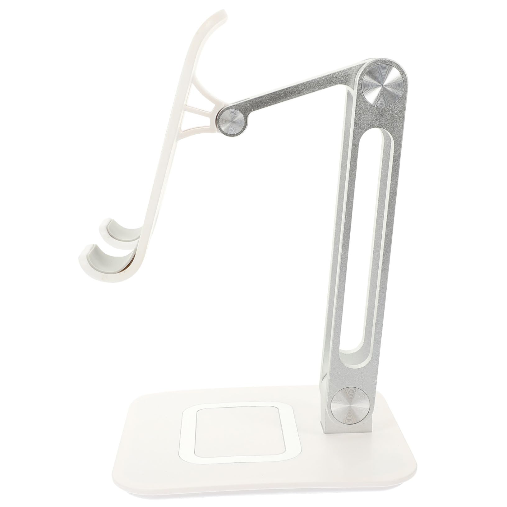 Supporto Telefono e Tablet Regolabile in Metallo Portatile e Pieghevole Stand da Scrivania per Smartphone Uso Quotidiano in Ufficio Casa e Studio