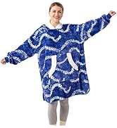 Amazon｜Winthome 着る毛布 着るブランケット 部屋着 ポケット付き