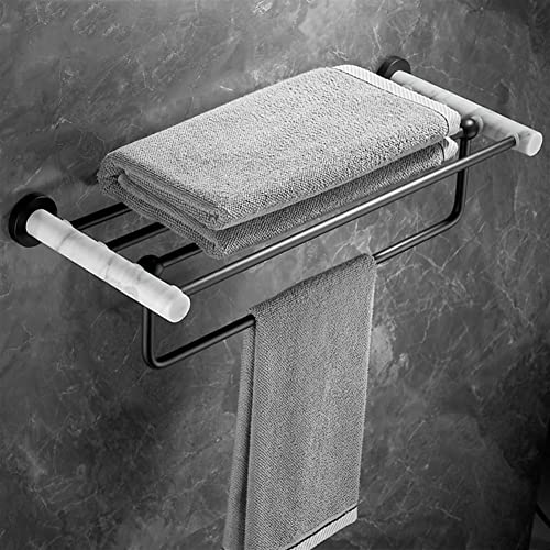 Rack en marbre pour salle de bain : rangez vos serviettes avec style
