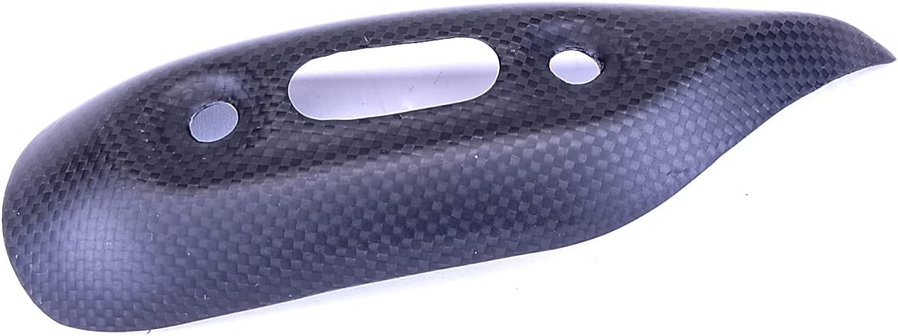 Bestem Carbon Fiber Exhaust Collector Cover, Matte Finish for Ducati Monster 696 796 1100