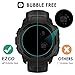 EZCO Compatible with Garmin Instinct Screen Protector (4-Pack), Waterproof Tempered Glass Screen Protector Cover Saver for Instinct Smart Watch [Scratch Resist] [Anti-Bubble]