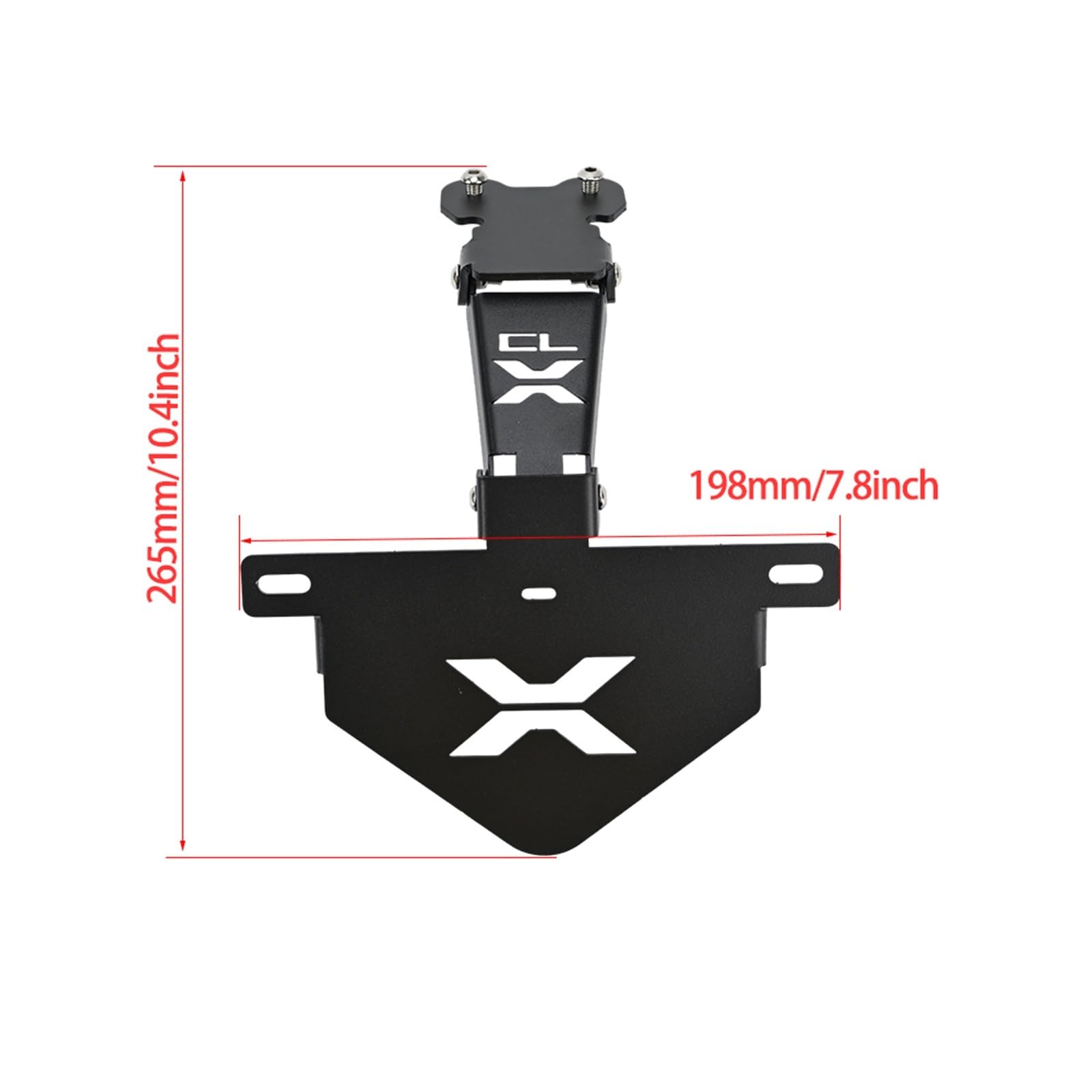 Portatarga Posteriore Moto Per CFMOTO CLX700 CLX 700 2020 2021 2023, Nuovo, In Metallo.