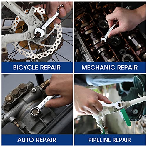 Workpro 12-Piece Stubby Combination Wrench Set, Metric 8-19Mm, Crv Steel Wrenches, Combination Ended Spanner Kit With Storage Case #TOP6