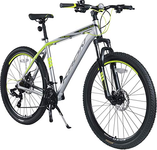 XC-100 Hardtail Aluminium Mountainbike 29 Zoll, 21 Gang Shimano Kettenschaltung mit Scheibenbremse | 18 Zoll Rahmen MTB Erwachsenen- und