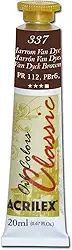 Tinta a Óleo Para Telas, Acrilex, Marrom Van Dick, 20 ml