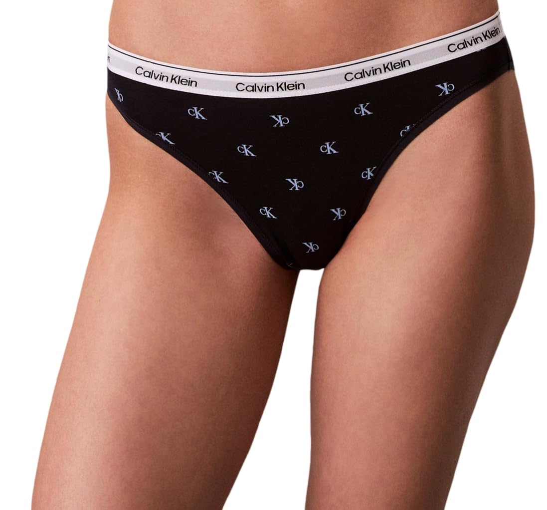 Calvin Klein Women BIKINI BLUE (DIAMOND LOGO SHORELINE/BLUE DESCENT) XL